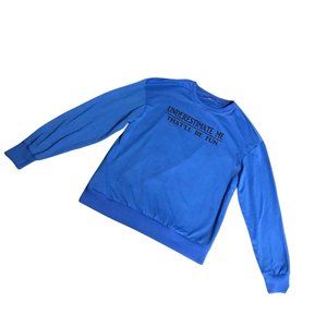 2000 Y2K Streetwear Unisex Sweater Size Medium Crewneck Vintage Fashion Fall